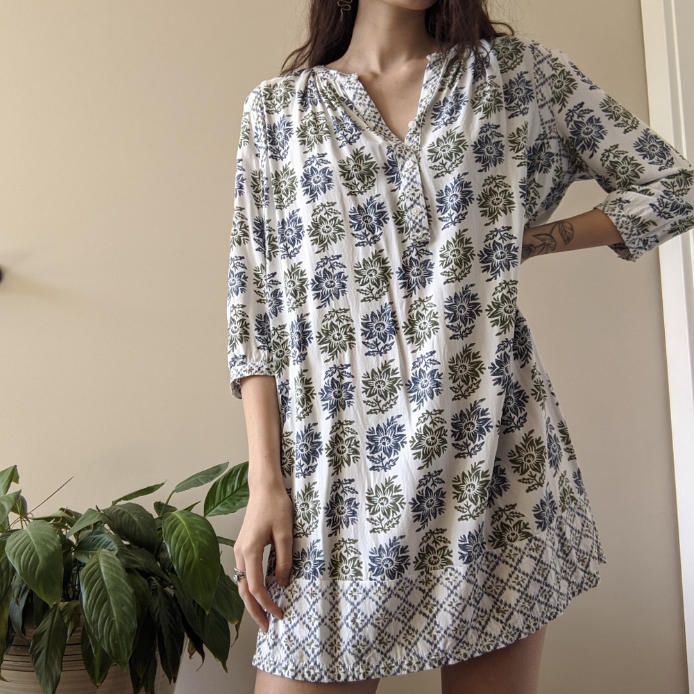 Loft Patterned Tunic Dress
